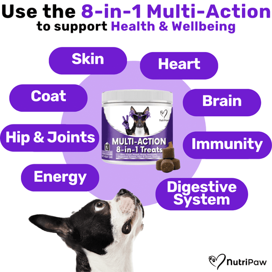 120 tasty calming treats for stress, anxiety & fear | 8-in-1 Multi-Action Treats